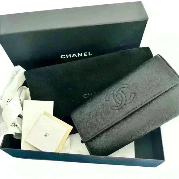 Chanel Caviar Black Long Wallet full inclusion “One of one. Will not relist.” - Picture 12 of 12